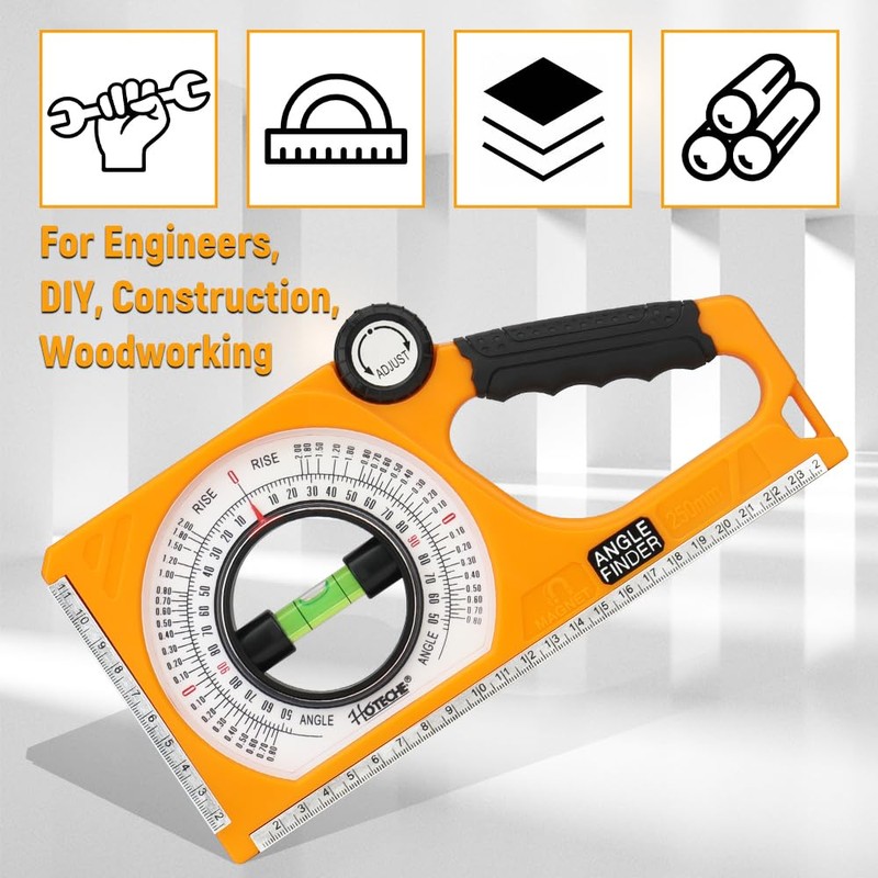 Hoteche Digital Inclinometer with Magnet | ±1° Precision | -130°