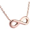 LuckyLy Set Joyería para Mujer Acero Inoxidable Baño Oro Rosa