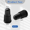 EHDWXVZM 200pcs Plastic Valve Cap, Valve Dustproof Cover, Valve Seal