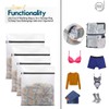 ROHI 8-Pack Mesh Laundry Bags – 4 Large (60x48cm) &
