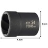 Tone 4TR-24 Tornado Socket, 1/2 inch (12.7 mm) Insertion Angle