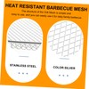 ABOOFAN Stainless Steel Barbecue Net Multifunctional BBQ Grill Mesh for