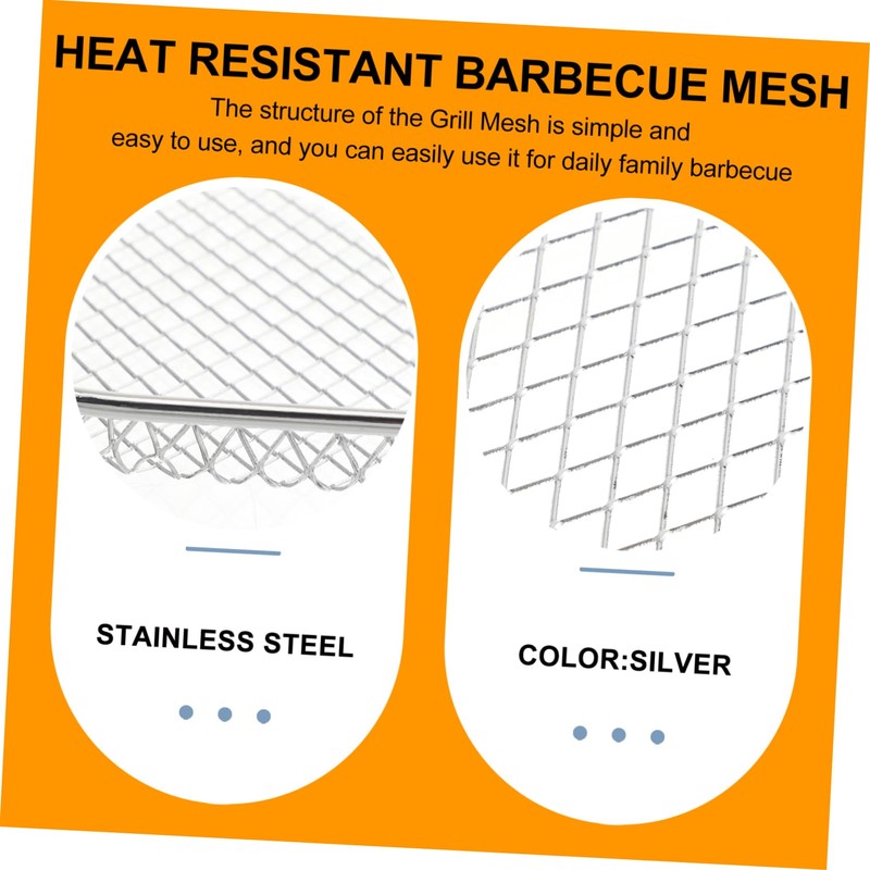 ABOOFAN Stainless Steel Barbecue Net Multifunctional BBQ Grill Mesh for