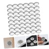 jojofuny 100pcs Round Ventilation Covers Air Vent Metal Furniture Vent