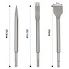 BEESUM Electric Hammer Chisel, Set of 3, Chisel, SDS Plus,