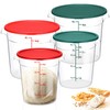 Suclain 4 Set 6 Quart 4 Qt Round Food Storage