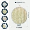 Hydréa London Organic Egyptian Loofah Luxury Exfoliating Body Pad Natural