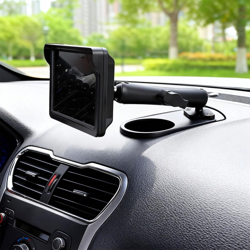 xik Heavy-Duty Carplay Screen Mount with AMPS Standard Hole Aluminum