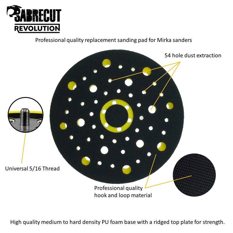 1 x SabreCut OSSCDA001 150mm 5/16 Thread 54 Hole Medium