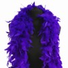 Luxury Purple Feather Boa - 80g - 180cm
