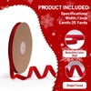 Red Velvet Ribbon 3/8 Inch x 25 Yd, FAKILO Ribbon
