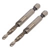 sourcing map Set of 2 Combi Drill Tap Replacement Hex