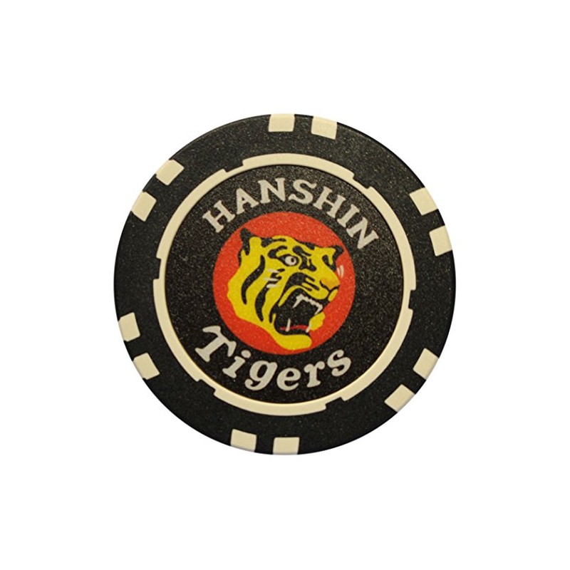 Golf Marker, Hanshin Tigers Tip Marker, Green, Casino Chip, Round