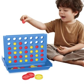 4 Wins Mini Game - Four Wins Travel Game, 4 Wins Classic, Four Wins Classic Strategy Game for Children, 4 in a Row for Children from 3 4 5 6 7 8 Years Boys and Adults