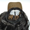 COZENTA Women's Hat Wig with Hair Long (Light Brown/Straight)