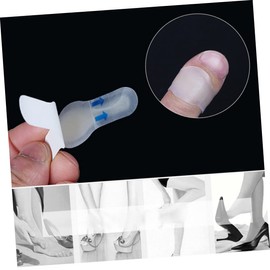 Healeved 10pcs Gel Back Heel Pads for Ankle Sprain Relief Anti-abrasion Foot Heel Stickers High-heeled Shoes Heel Grips Comfortable Back Heel Cushion Pads Size 2