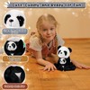 Mom and Baby Stuffed Animal Panda, 11" and 5.5", Safari