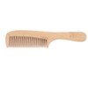 5pcs Bamboo Hair Comb Anti Statics Round Teeth Fragrance Wide