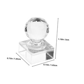 FRCOLOR 2pcs Eyeshadow Makeup Stamp Pressed Powder Stamper for Eyeshadow Blush Highlighter Multifunctional Empty Makeup Palette Tool for Easy Application