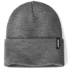 FURTALK Beanie Hats for Women Men Acrylic Knit Cuffed Hat Soft Warm Slouch Ladies Skull Cap Unisex Winter Hats for Men Women