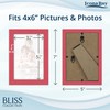 Icona Bay 4x6 (10x15 cm) Picture Frames (Red, 5 Pack),