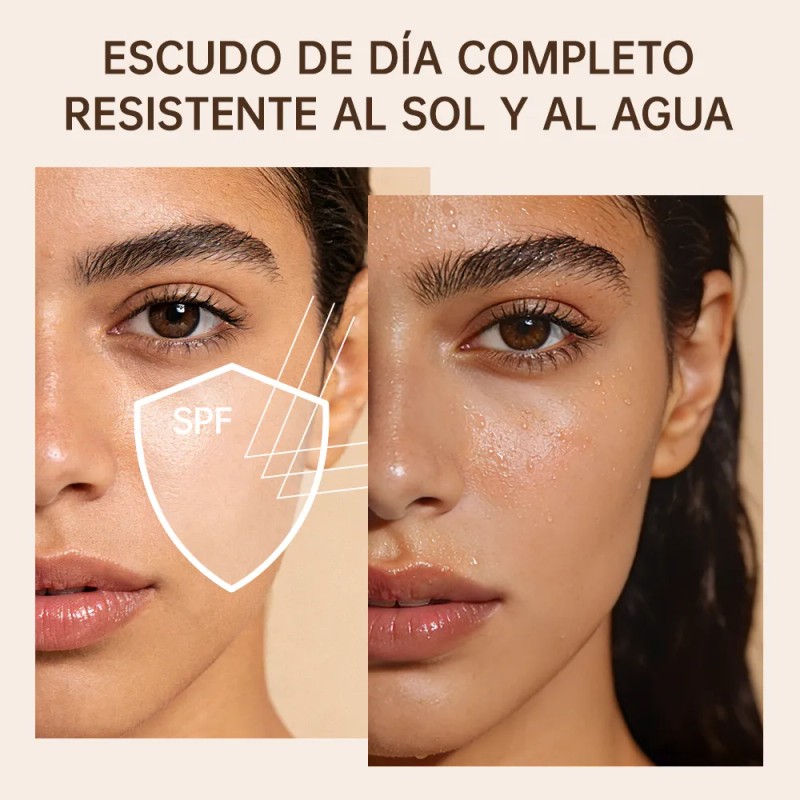 Lanisty Base De Maquillaje 4 En 1 Color Beige Adaptable