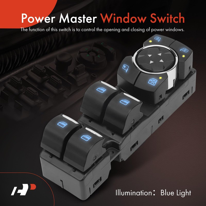 A-Premium Master Power Window Switch Compatible with Ford F-150 F150