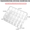 PeiDog Lipstick Holder, 24 Spaces Clear Acrylic Lipstick Organizer Cosmetic