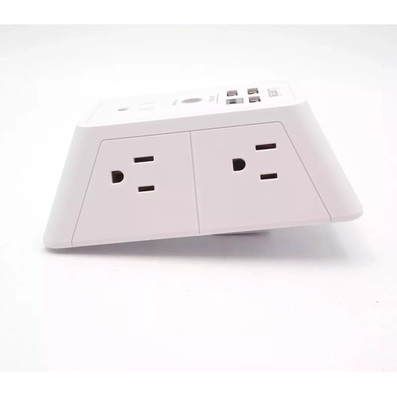 Lvetek 4 in 1 5 AC Outlets Surge Protection Lvetek