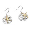 Starfish with Hammered Disc Earrings - by Cape Cod Jewelry-CCJ