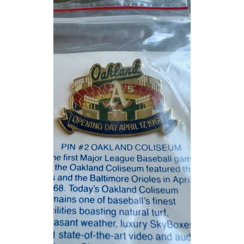 Vintage (Rare) Oakland A's Athletics Unocal 76 Pins (3 Total)