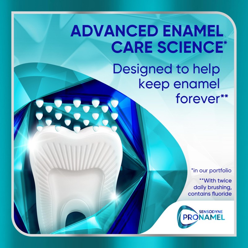 Sensodyne Pronamel Clinical Enamel Strengthening Toothpaste, Whitening Action, 3.4 oz