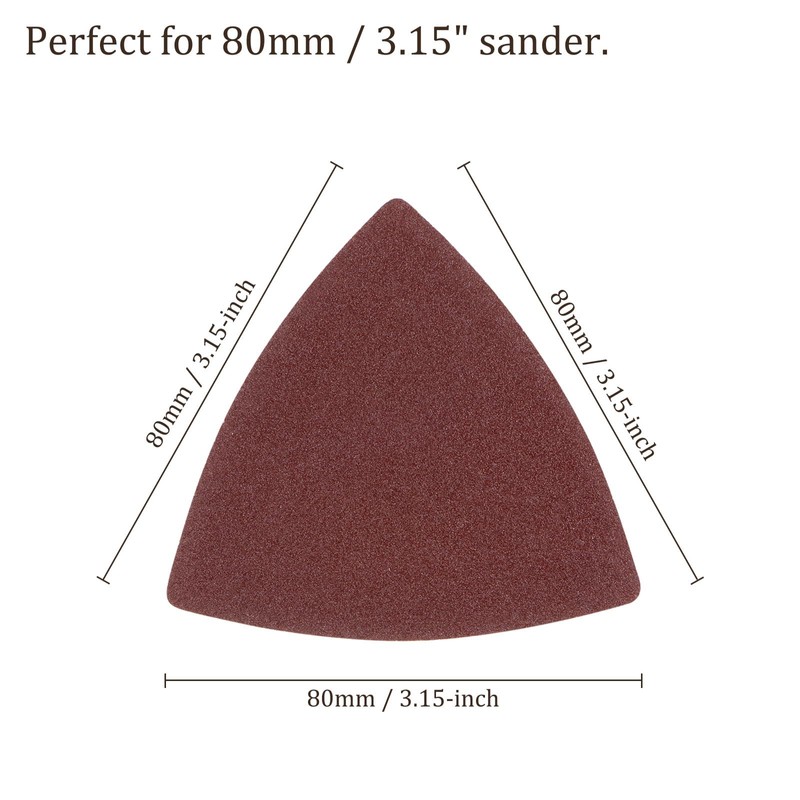 Kozelo 120pcs Mouse Sander Detail Sandpaper - [ 180 Grit,