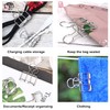 9pcs 51mm Skeleton Binder Clips Large, Hollow Metal Clips Metal
