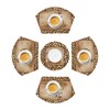 Round Table Placemats Set of 5 Dressing Table Leopard Background