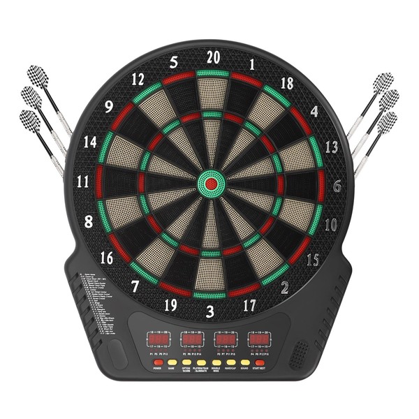 PIAOCAIYIN Electronic Dart Board Sets, Wall Mounted Electronic Dart Boards