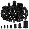 Glarks 100Pcs 5/16”-18UNC Rivet Nuts Kit Black Zinc Plated Carbon