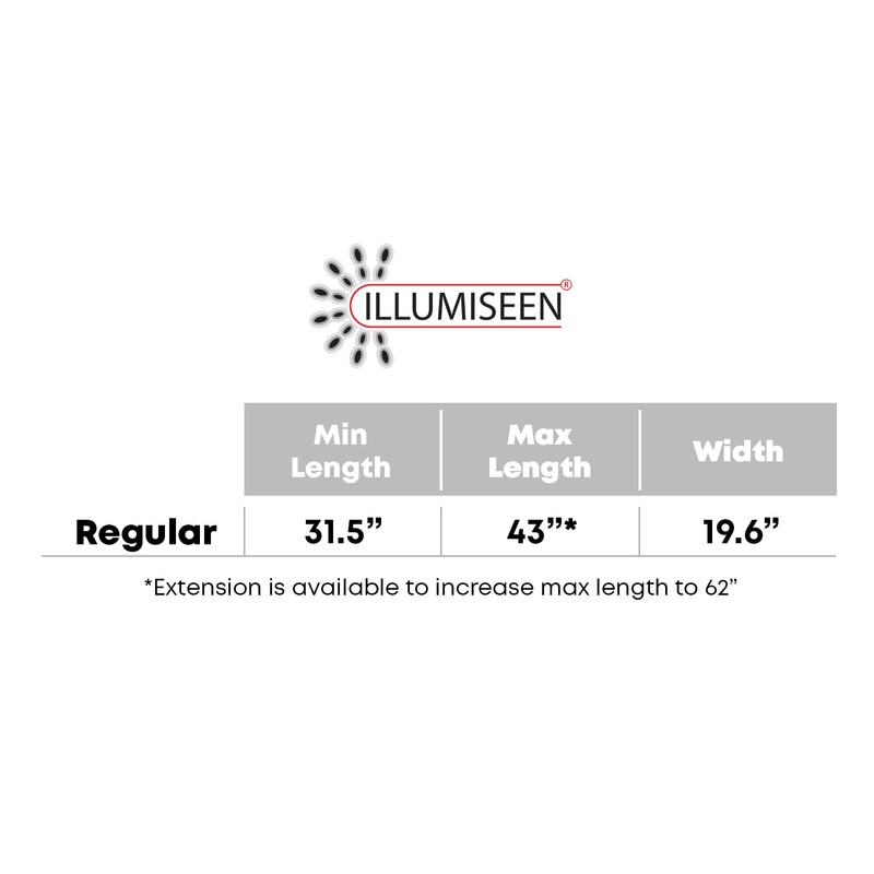 Illumiseen LED Reflective Belt Sash | High Visibility LED Lights