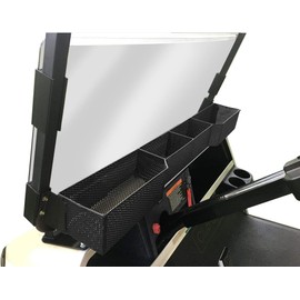 Huskey Golf Cart Baskets Front,One Piece Design Golf Cart Storage Baskets Compatible with Club Car DS 2000.5- up, Gas/Electric Golf Cart, Sturdy and Larger Compartments