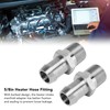 2 Pcs 1/2in NPT Male Thread to 5/8in Barb Connector