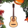 Guitar Ornament Resin Miniature Guitar Hanging Ornaments for Christmas Birthday