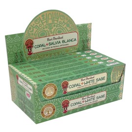 Hari Darshan Handcrafted Premium Incense Sticks 12 Box X 15 Sticks Total of 180 Sticks (Copal White Sage)
