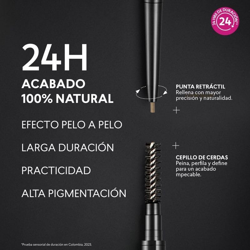 Cyzone Delineador de Cejas Precision Brow Duo Studio Look, Soft