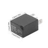 Akozon Auxiliary Relay, 9010‑150350 Auxiliary Relay Metal Black Replacement for