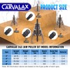 CARVALAX Gear Puller Set, Reversible 2 & 3-Jaw Puller Set,