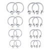 Briana Williams 6-8 Pairs Nose Piercing Ring Septum Nose Ring