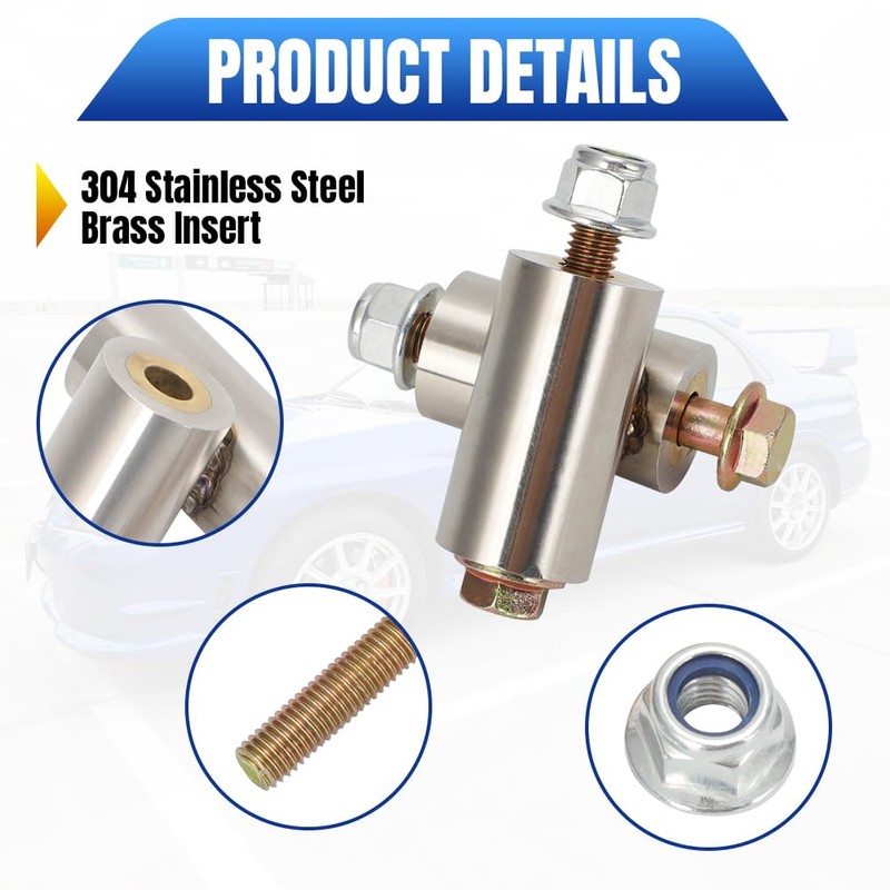 AUTOVIC Solid Shifter Linkage U-Joint Trunnion for Subaru STI 6