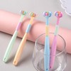 OVDGWC 8 Three Sided Toothbrushes, Toothbrushes for Children, Teeth Cleaning