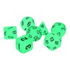 DND Dadi – Glow-in-The-Dark DND Set di dadi (7 pezzi)