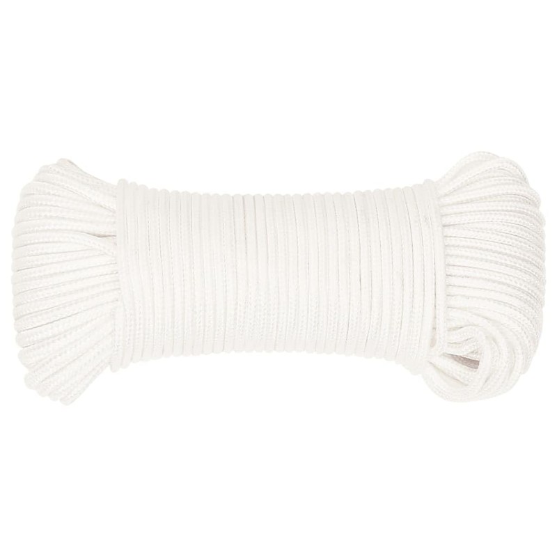 vidaXL Boat Rope Anchor Line Mooring Rope Polypropylene Rope Braided